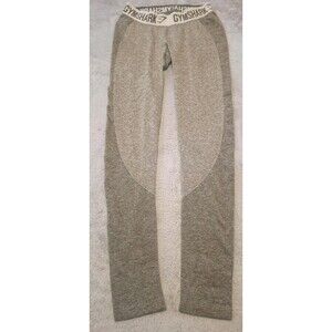 Gymshark Seamless Leggings Size Small Olive Green Taupe Flex High Waisted